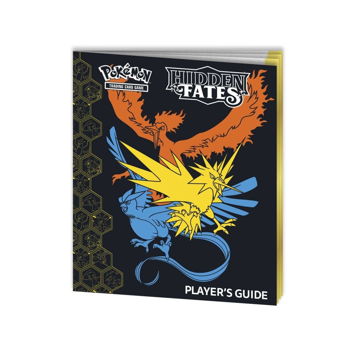 Pokémon TCG Hidden Fates Elite Trainer Box packaging featuring Moltres, Zapdos & Articuno-GX artwork