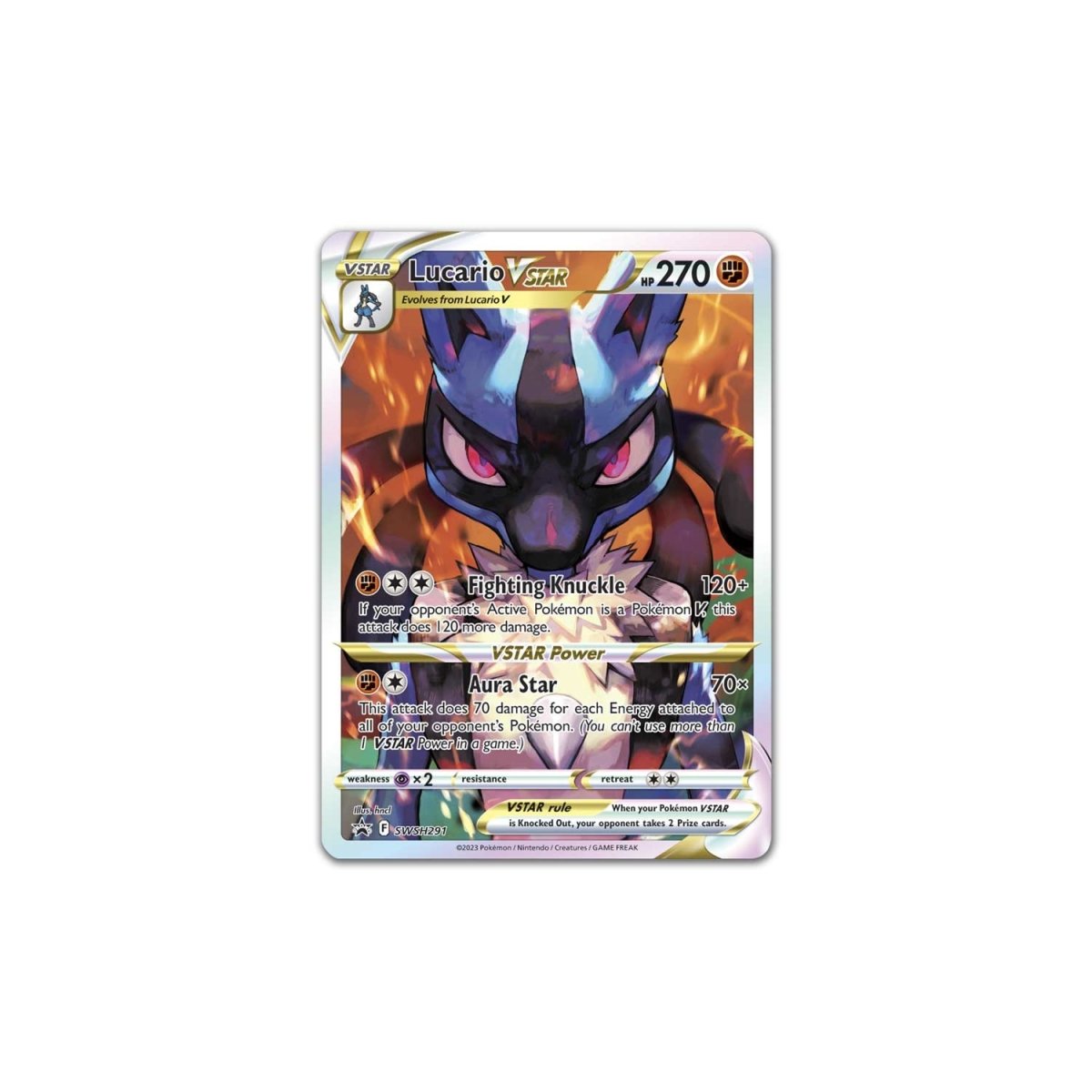 Pokémon TCG Crown Zenith Pokémon Center Elite Trainer Box Plus packaging with Lucario VSTAR promo card artwork